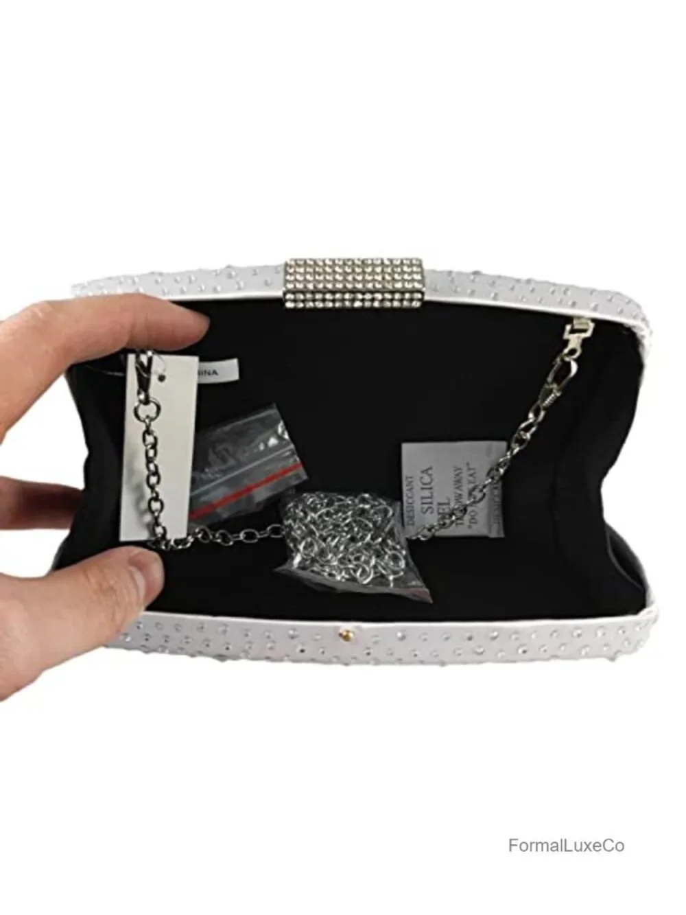 Crystal Clutch Evening Bag Bride Wedding Handbag Rhinestone Minaudiere Dazzling